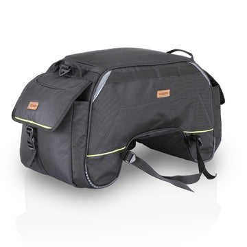 SideKick Universal 45Ltrs Tail bag with Waterproof Rain Cover fits on All Motorcycles.